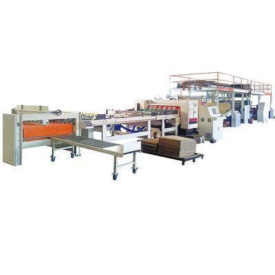 جودة  Semi Automatic 2 Ply Corrugated Cardboard Production Line Corrugated Roll Former with 60-100m/min Speed مصنع