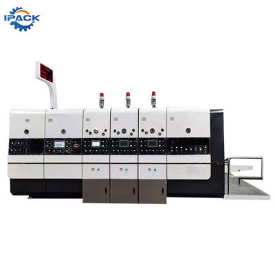 جودة  3 4 Colors Corrugated Carton Flexo Printing Machine for Die Cutting مصنع