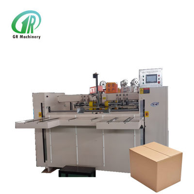 جودة  6HP Semiauto Corrugated Carton Box Stitching Machine 400 Piece Per Minute مصنع