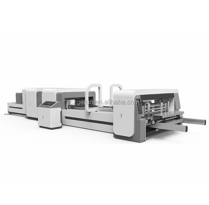 جودة  Advanced Automatic Folder Gluer Stitcher Machinery Multi Function مصنع