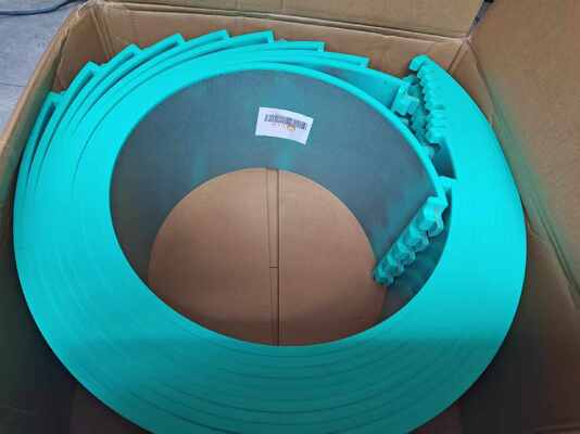 جودة  Heat Wear Resistant Polyurethane PU Anvil Cover with Minimal Die-Cutting Pressure and Inner Steel Plate Structure for Rotary Die Cut مصنع