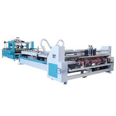 جودة  2200 5 Layer Corrugated Carton Folder Gluer Machine with Automatic Dispensing Coating Carton Box Gluing Machine مصنع