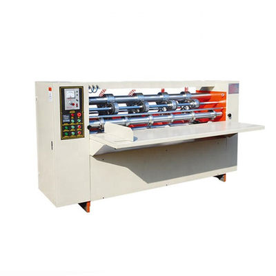 جودة  Rotary Thin Blade Slitter Machine For Corrugated Paper Box Making مصنع