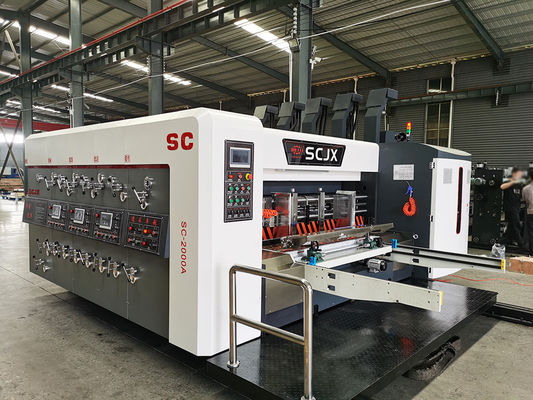 Gerun Brand SC1628 Flexo Printing Slotting and Die Cuting Machine عالية الاستقرار