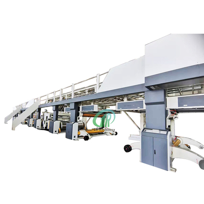 Gerun 300-2500 خط إنتاج الكرتون المموج ذو الخمس طبقات عالي السرعة