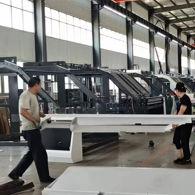 1300x1250mm آلة تغليف الفلوت شبه الأوتوماتيكية جانب واحد من الورق المقوى المموج
