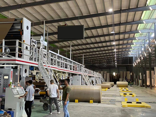 45KW PLC صندوق من الورق المقوى ماكينة عالية السرعة