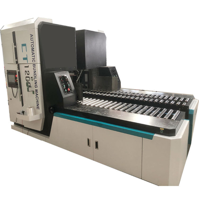 2 طن التعبئة علبة كرتون آلة الربط 500-1000mm تغذية طول 0.8mpa ضغط الهواء