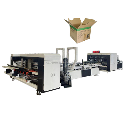 PLC التحكم المموجة بطاقة الكرتون مجلد آلة الغراء مع الحد الأدنى من طول الغراء 150mm