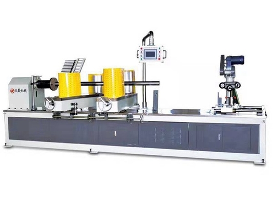 Tz-200 آلة صنع أنابيب الورق أربعة رؤوس Cnc سكين واحد