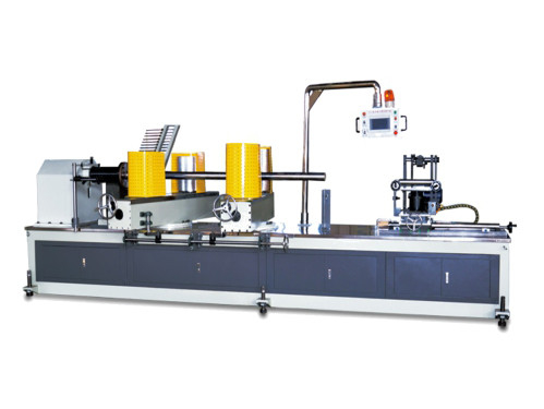 Tz-100 أربعة رؤوس Cnc الورق أنبوب صنع آلة سكين واحد
