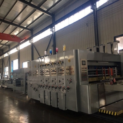 GYK عالية السرعة الآلية متعددة الألوان حبر flexo الطباعة Slotting الموت قطع آلة