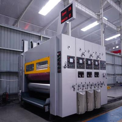 طابعة فليكسو أوتوماتيكية للطابعة السلوتينغ آلة القطع 2800 للصندوق الكرتوني