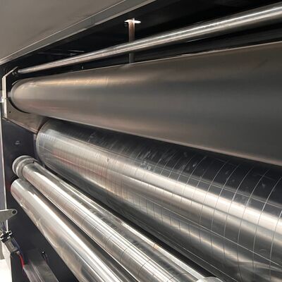 Corrugated Carton Flexographic Printing Machine Double Slotter Rotary Die Cutter