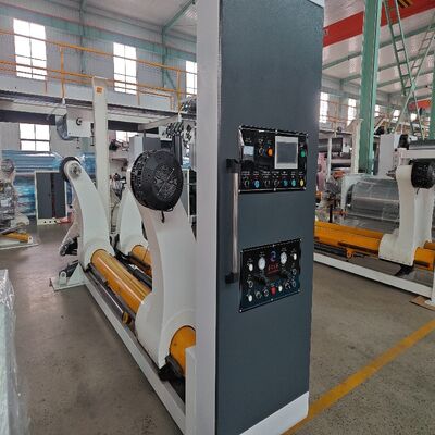 متطلبات درجة الحرارة 160C إلى 180C خط إنتاج الورق المقوى المموج بما في ذلك 2 قطعة صمام التكافؤ ونظام تشكيل التجفيف