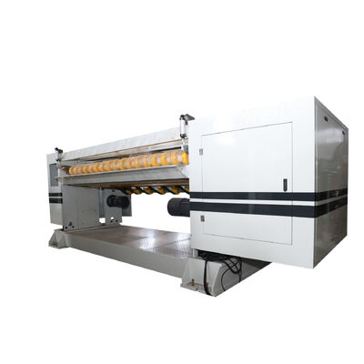 أعلى سرعة للآلات 100mmin خط إنتاج الورق المقوى المموجة التحكم بالحاسوب القطع المتعرج المتعرج و ماكس 3500kg الوزن NC القطع