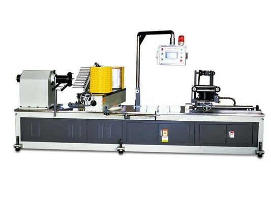 TS-100-2 آلة أنابيب الورق ذاتية التحكم الرقمي مع رأسين وشفرة واحدة لإنتاج الأساس الصناعي للورق