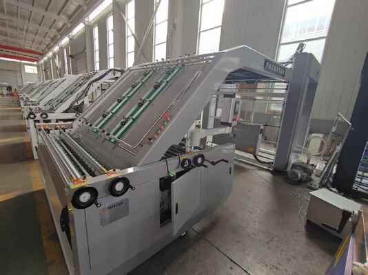 HL1600 السرعة العالية 100pcs/min آلة طلاء النغمة التلقائية للكرتون المموج 1600x1250mm