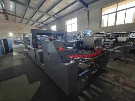 PT-A1250 Fully Automatic Double-correction Model Box Folding Gluing Machine with 0-300m/min Speed