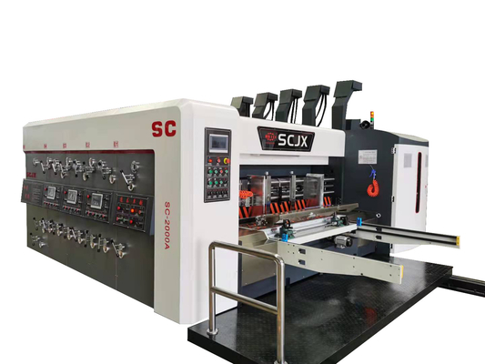 45 # الصلب المموج الكرتون آلة الطباعة فليكس ± 0.15mm دقة الطباعة